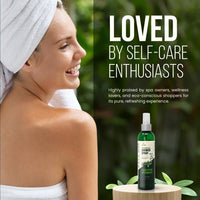 Naeterra Aromatherapy Shower Steamer Spray – 40oz Invigorating Eucalyptus & Spearmint Mist – Essential Oil Shower Steamer for Relaxation & Refreshing Spa Experience 8 oz Plus 32 oz Refill