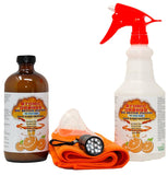 Naeterra Atomic Orange Enzyme Cleaner – Bio-Active Pet Stain & Odor Remover for Dog Urine, Feces, Vomit – 16oz Ultra Concentrate Makes 1 Gallon of Enzyme Cleaner