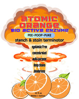 Atomic Orange Dog Mess Clean Up Kit - Useful for Dog & Puppy House Training - with UV Light - Concentrated - Makes 96 oz