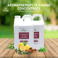 Naeterra Aromatherapy Cleaning Concentrate| Synthetic Free, Plant-Based | Loaded with Essential Oils | Makes 48 Gallons | Amazing Fragrance | No Harsh Chemicals | Multi-Purpose Cleaner | 2 x 64 Oz