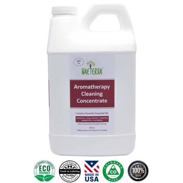 Naeterra Original Aromatherapy Cleaning Concentrate 64 Oz makes 24 Gallons