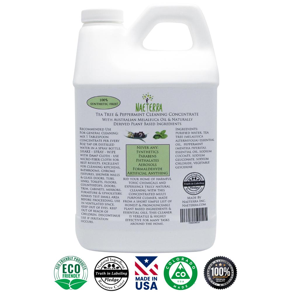Tea Tree & Peppermint Cleaning Concentrate - Naeterra – Naeterra ...